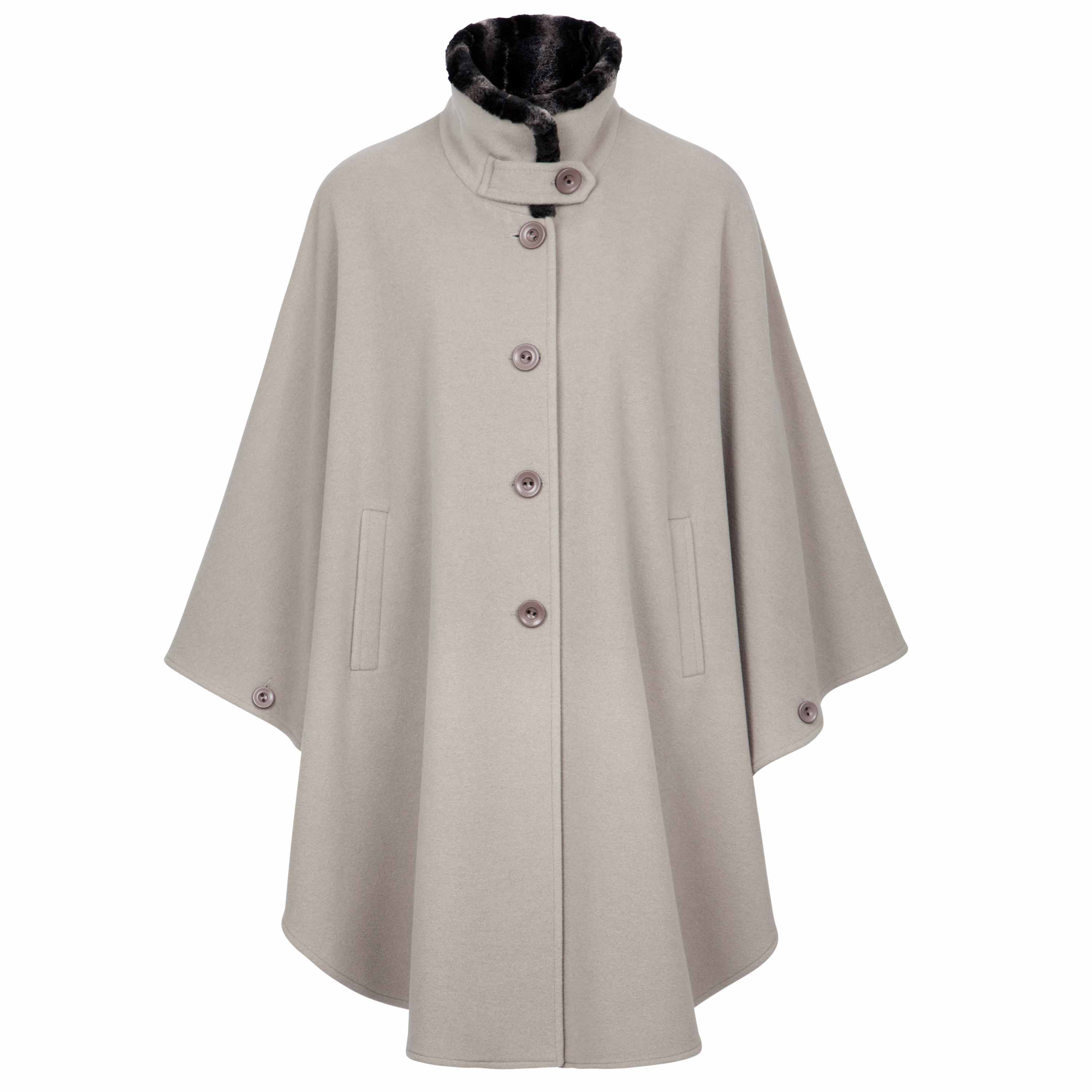 wool cashmere cape