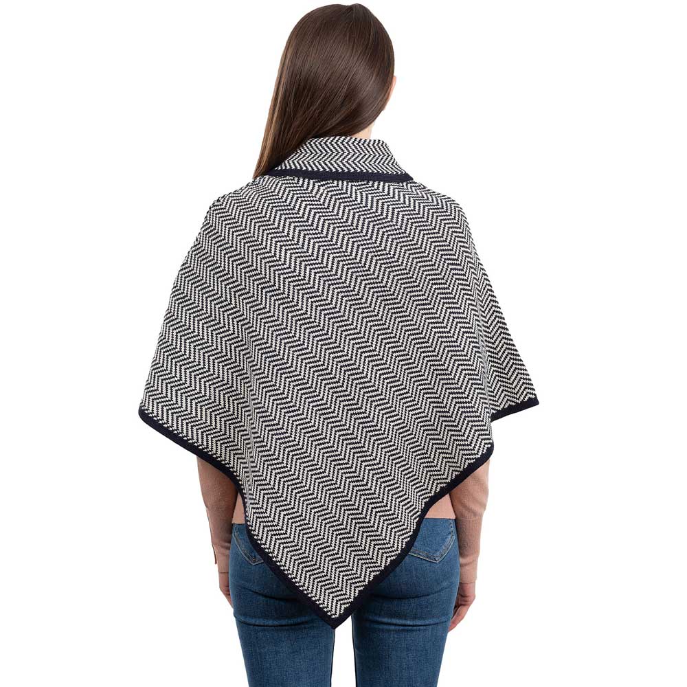 Product image for Irish Cape | Ladies Herringbone Wool Cape