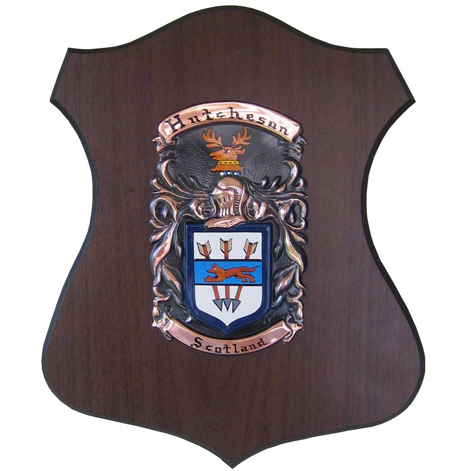 Product image for Personalized Irish Coat of Arms Cadet Shield Plaque