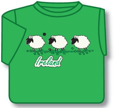 Product image for Kids Ireland 3 Sheep T-Shirt