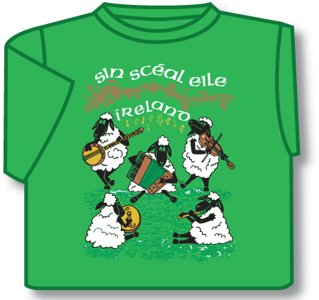 Product image for Kids T-Shirts: Kids T-Shirts: Sin Sceal Eile Kids T-Shirt Green