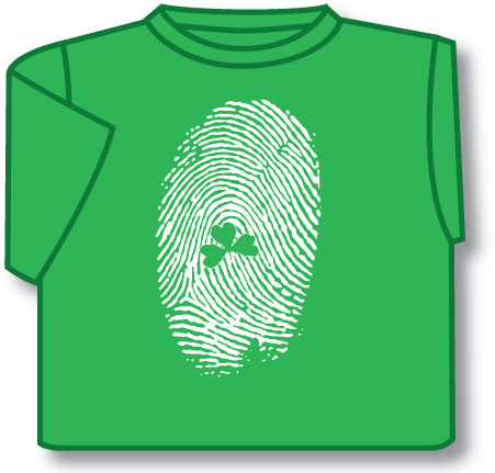 Product image for Kids T-Shirts: Kids T-Shirts: Kids Shamrock Fingerprint