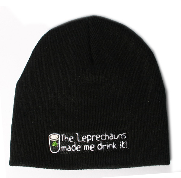Product image for The Leprechauns Made Me Drink It Knit Hat