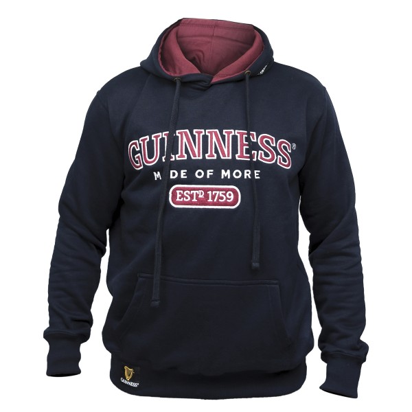 Product image for Irish Sweatshirts | Guinness Navy Hooded Sweatshirt