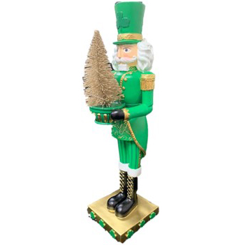 Product image for Irish Christmas | Irish Shamrock Nutcracker Light Ornament