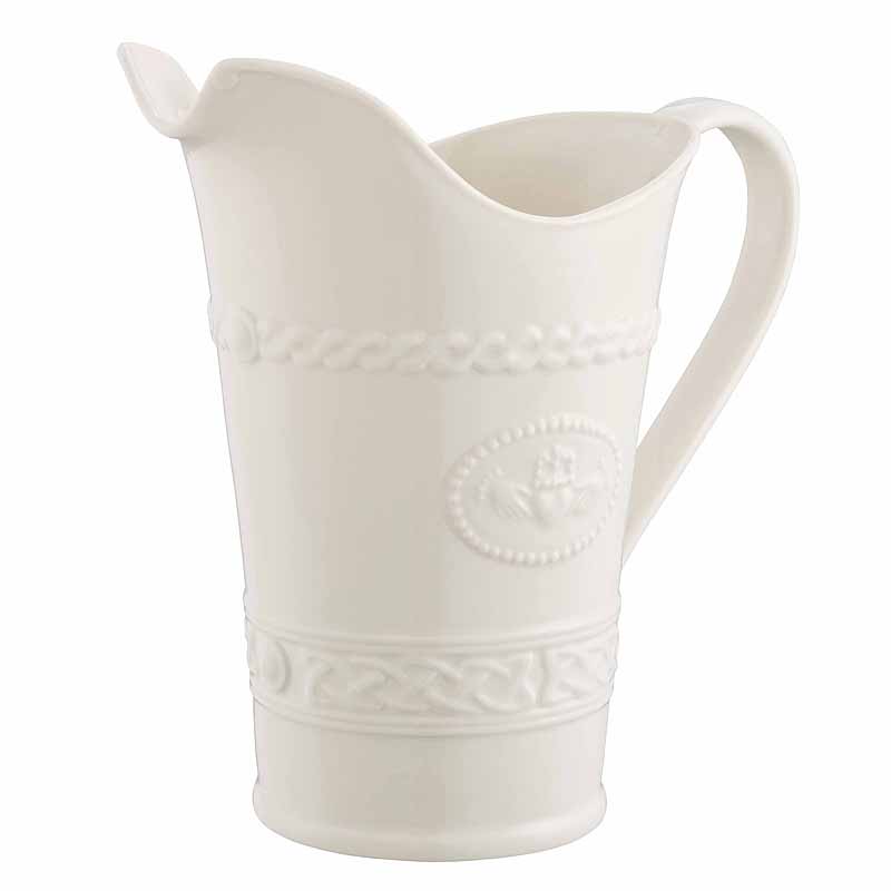 Product image for Belleek Pottery | Classic Irish Claddagh Pitcher