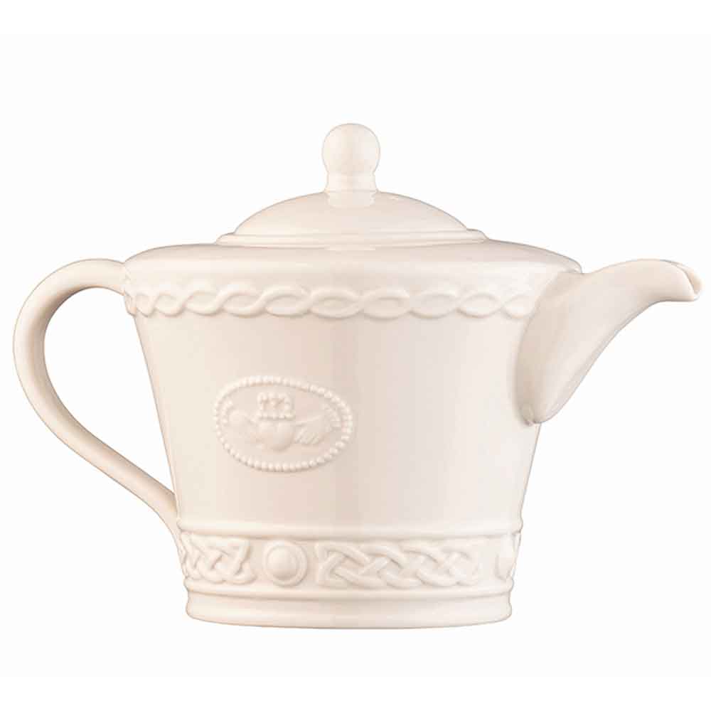 Product image for Belleek Pottery | Irish Claddagh Large Beverage Pot