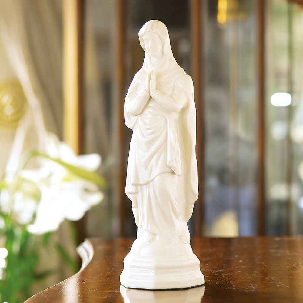 Product image for Belleek Pottery | Blessed Virgin Mary Statue