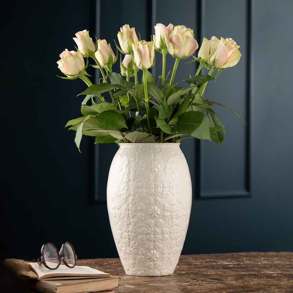 Product image for Belleek Pottery | Field of Irish Shamrocks Vase