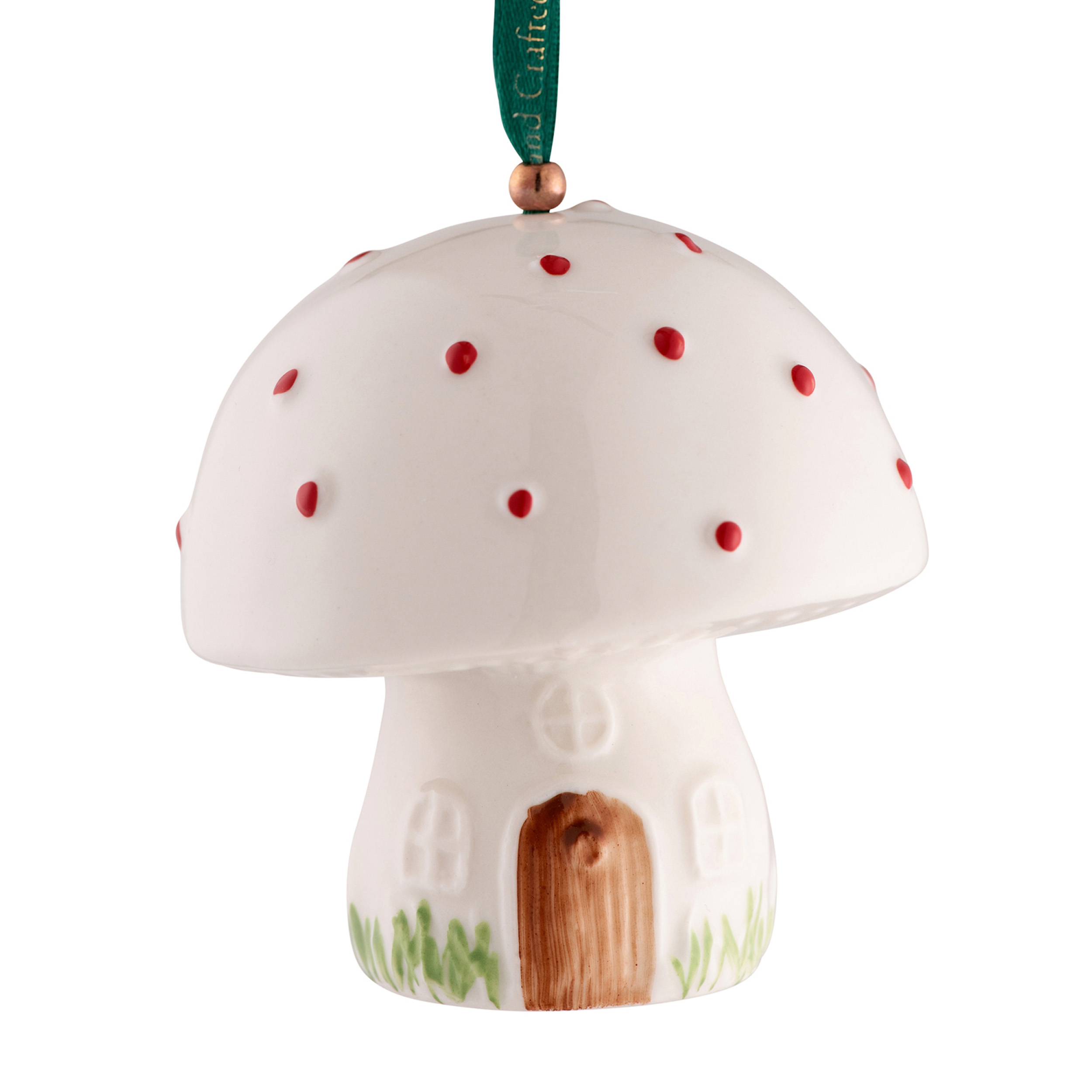 Product image for Irish Christmas | Belleek Pottery Toadstool Ornament