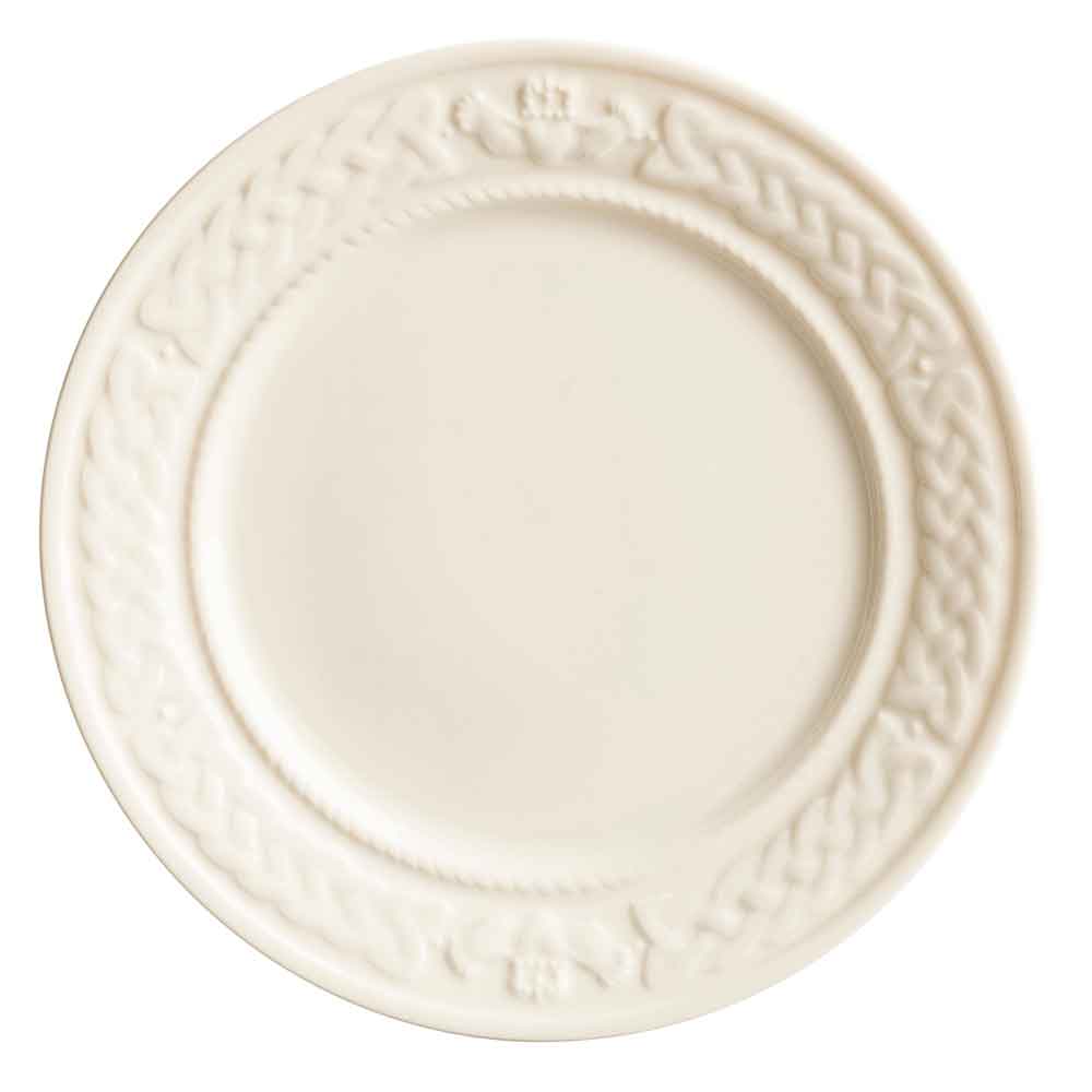 Product image for Belleek Pottery | Irish Claddagh Accent Plate  