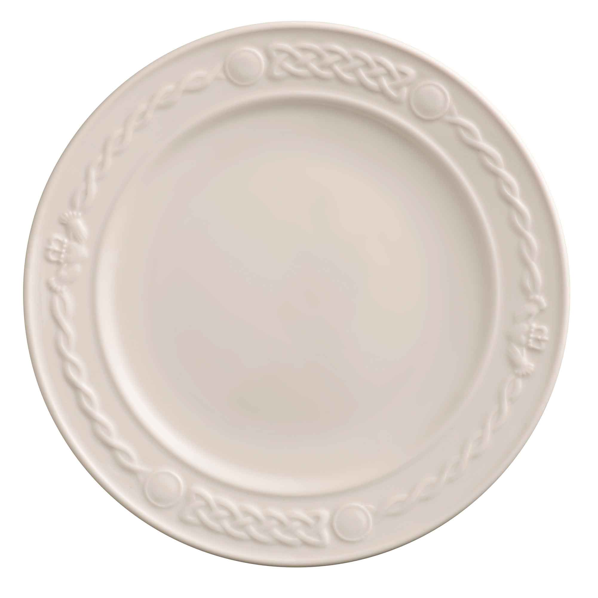 Product image for Belleek Pottery | Irish Claddagh Dinner Plate   