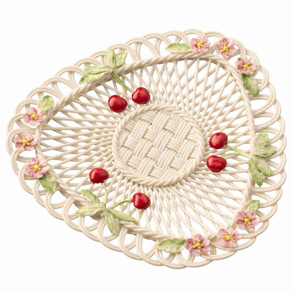 Product image for Belleek Pottery | Irish Cherry Annual Basket 2023