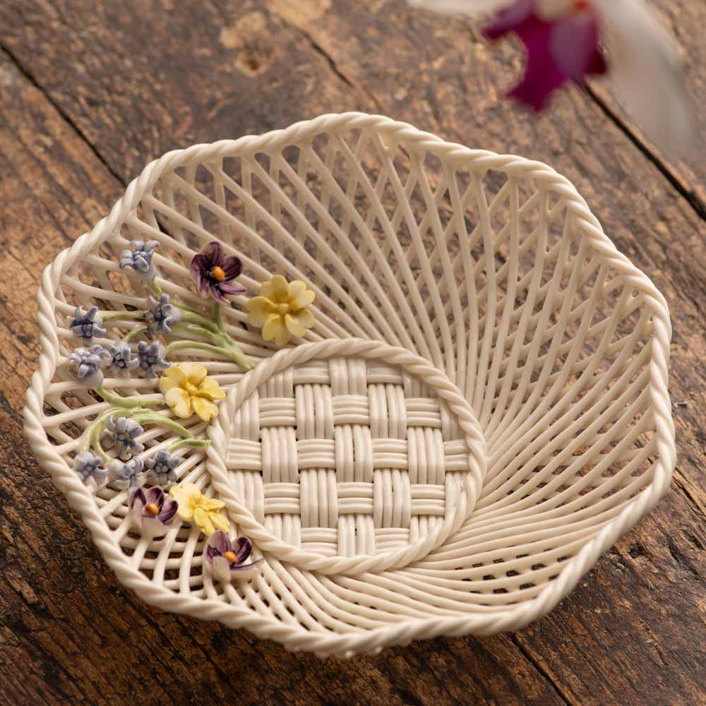 Product image for Belleek Pottery | Wild Irish Hedgerow Spring Basket