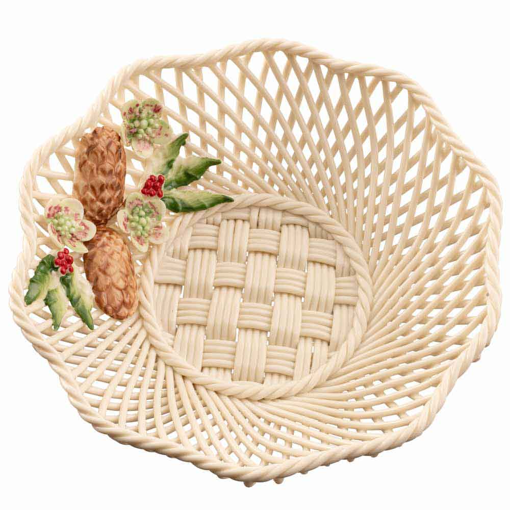 Product image for Belleek Pottery | Wild Irish Hedgerow Winter Basket