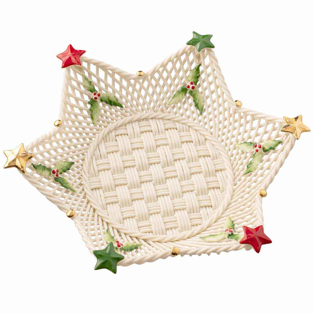 Product image for Belleek Pottery | Irish Star Basket