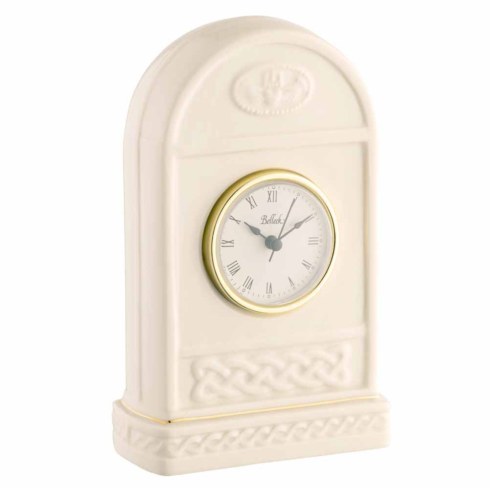 Product image for Belleek Pottery | Irish Claddagh Clock