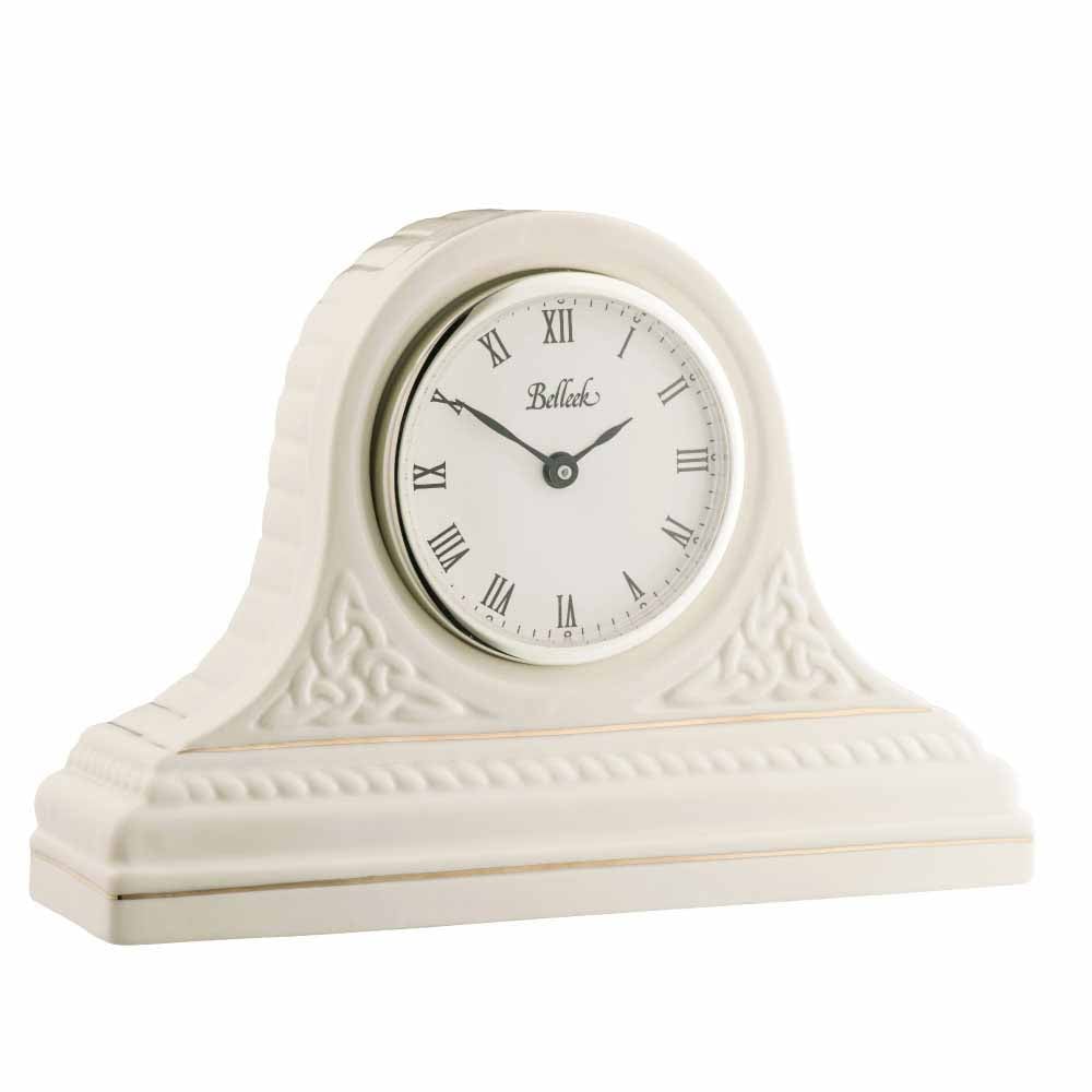Product image for Belleek Pottery | Celtic Mantel Irish Clock