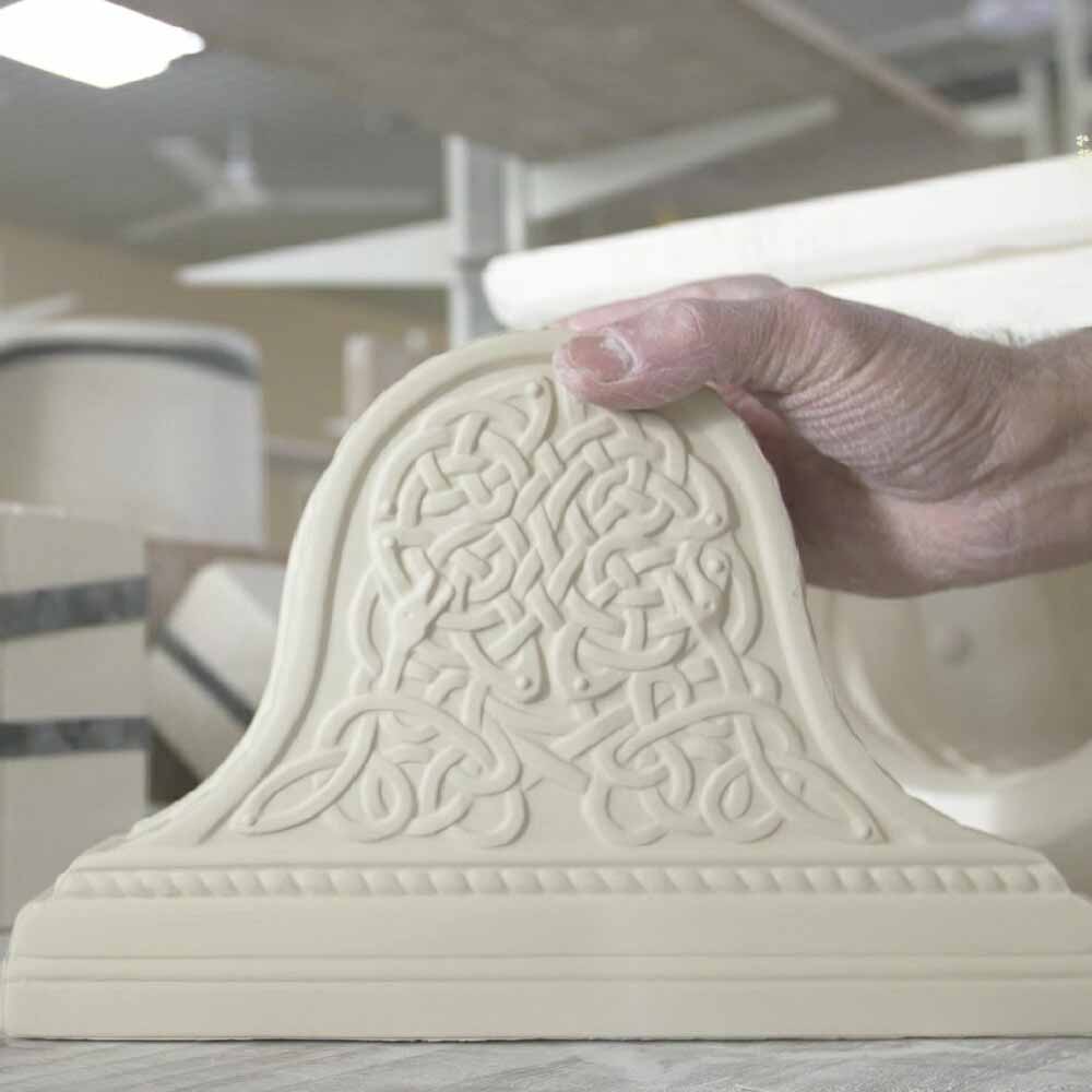Product image for Belleek Pottery | Celtic Mantel Irish Clock