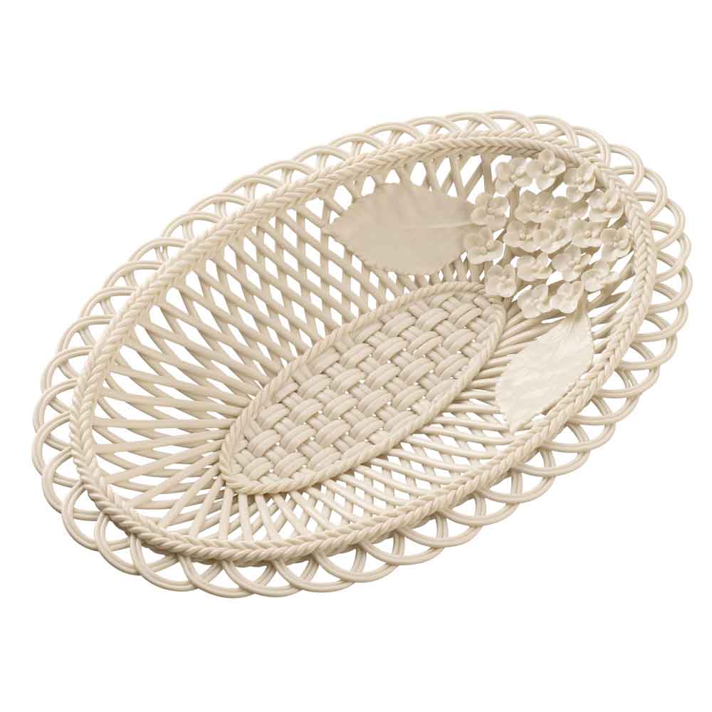 Product image for Belleek Pottery | Hydrangea Irish Basket