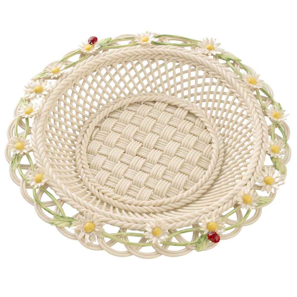Product image for Belleek Pottery | Irish Daisy Chain Annual Basket 2024