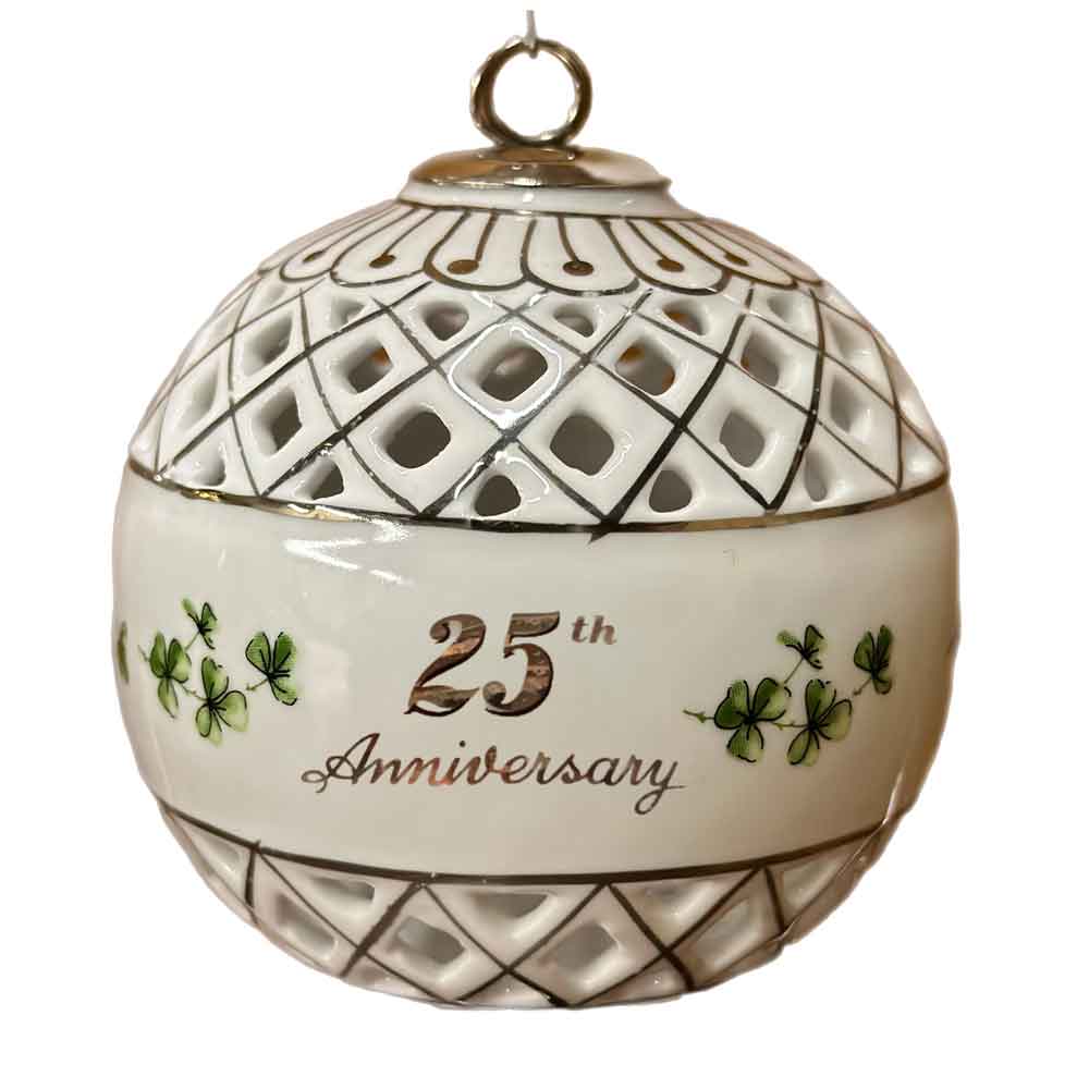 Product image for Irish Ornament | Shamrock Irish Wedding Anniversary Christmas Bauble