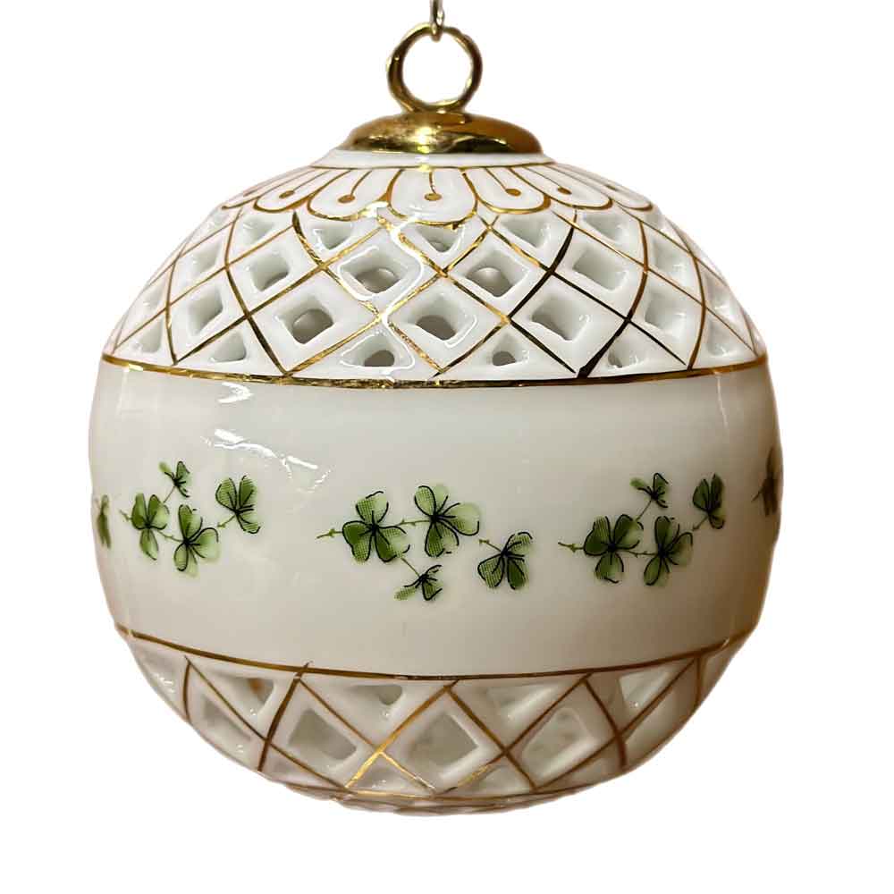 Product image for Irish Ornament | Shamrock Irish Wedding Anniversary Christmas Bauble