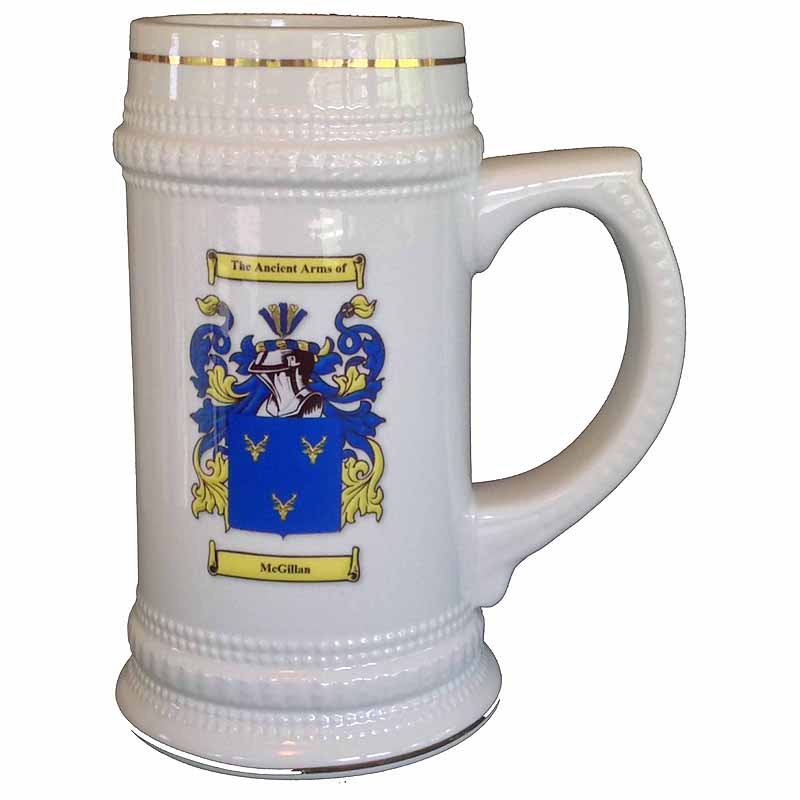 Product image for Irish Pub | Coat of Arms Family Crest Ceramic Stein