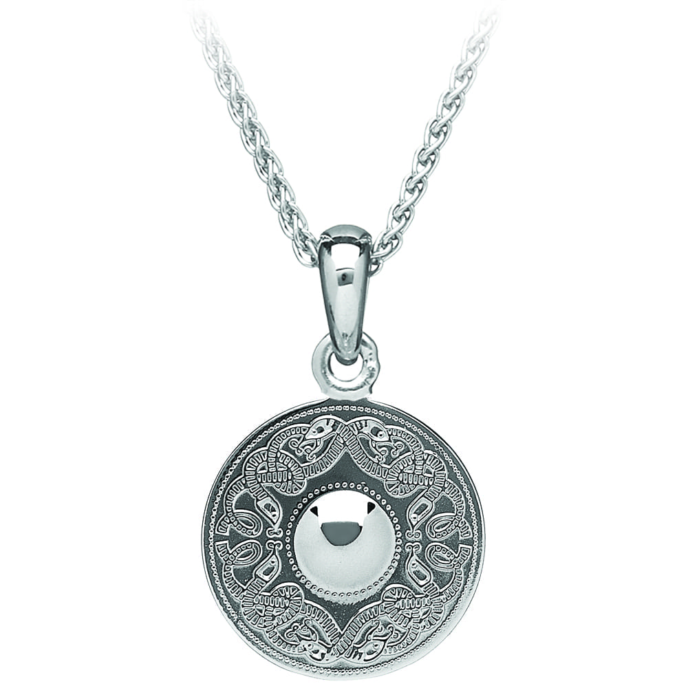 Product image for Irish Necklace | Celtic Warrior Sterling Silver Pendant Small