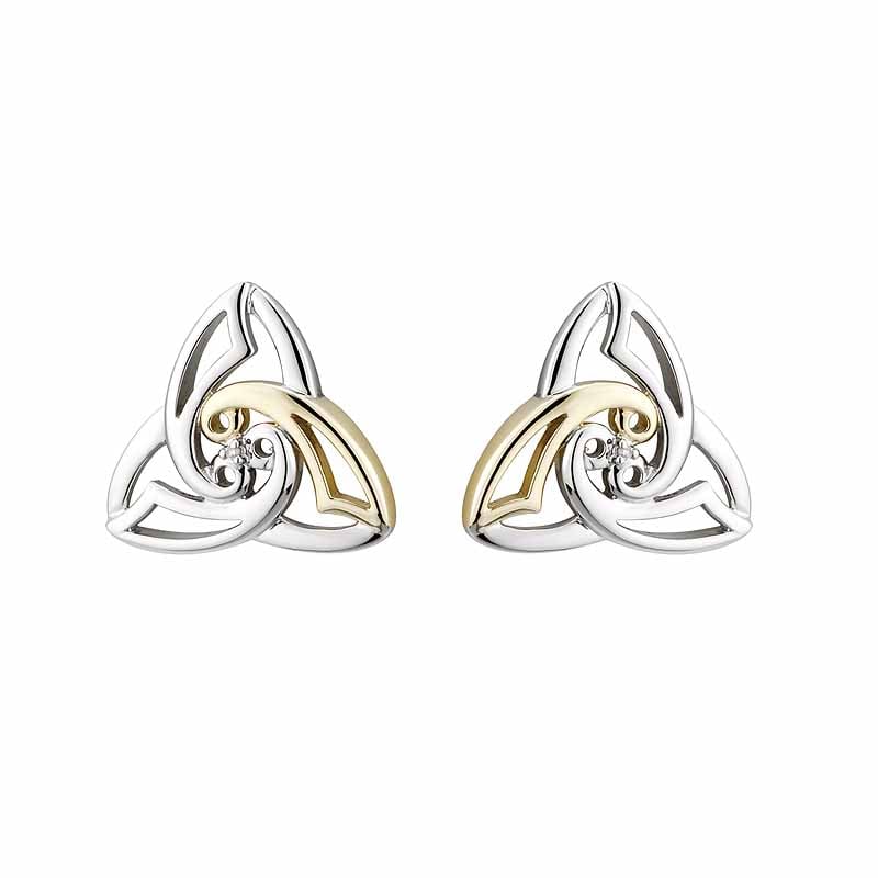 1 pair of earrings triskel
