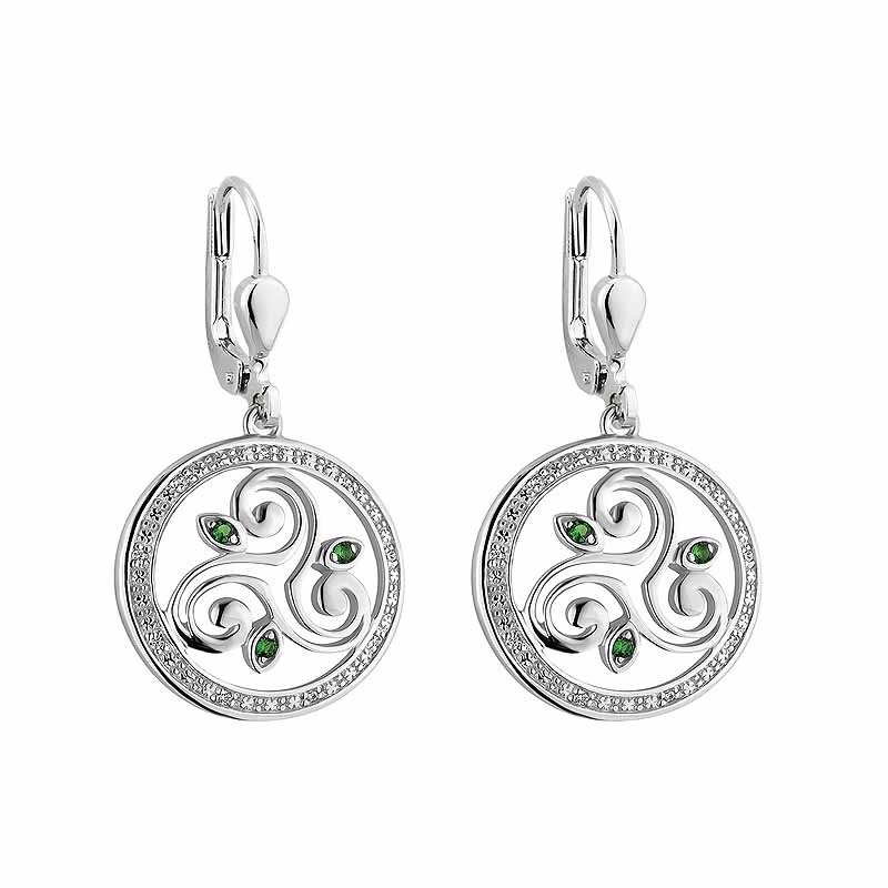 Triskelion earrings discount