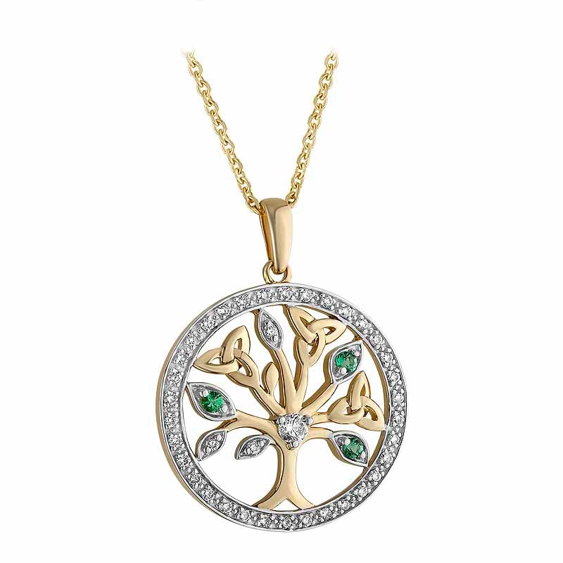 Tree of discount life charm gold