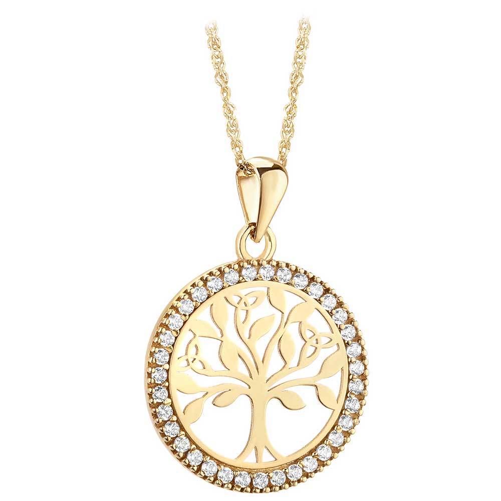 18ct Gold Vermeil on Silver Lifes Tree Necklace | Warren James