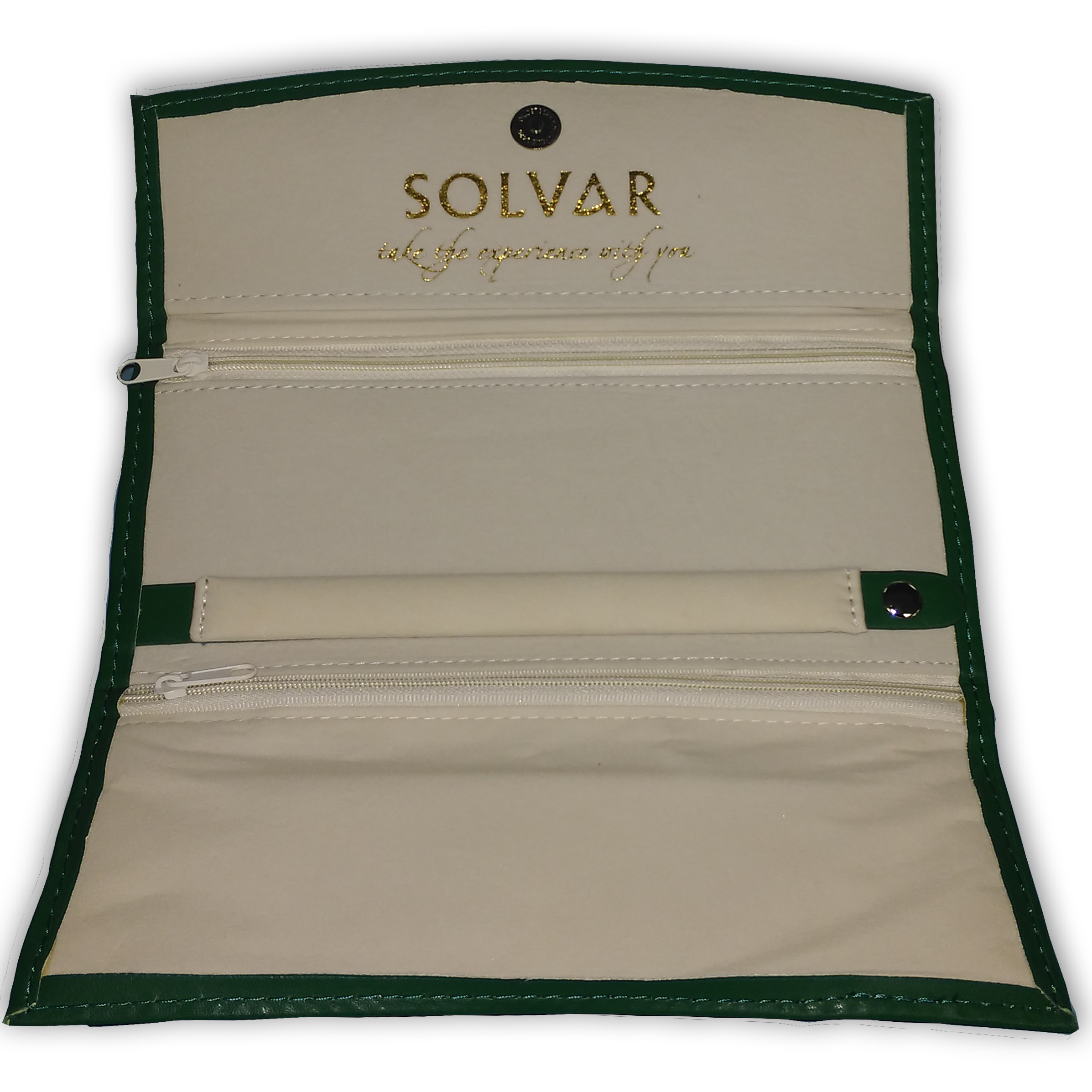 Product image for Irish Wallet | Solvar Leather Shamrock Jewelry Wallet