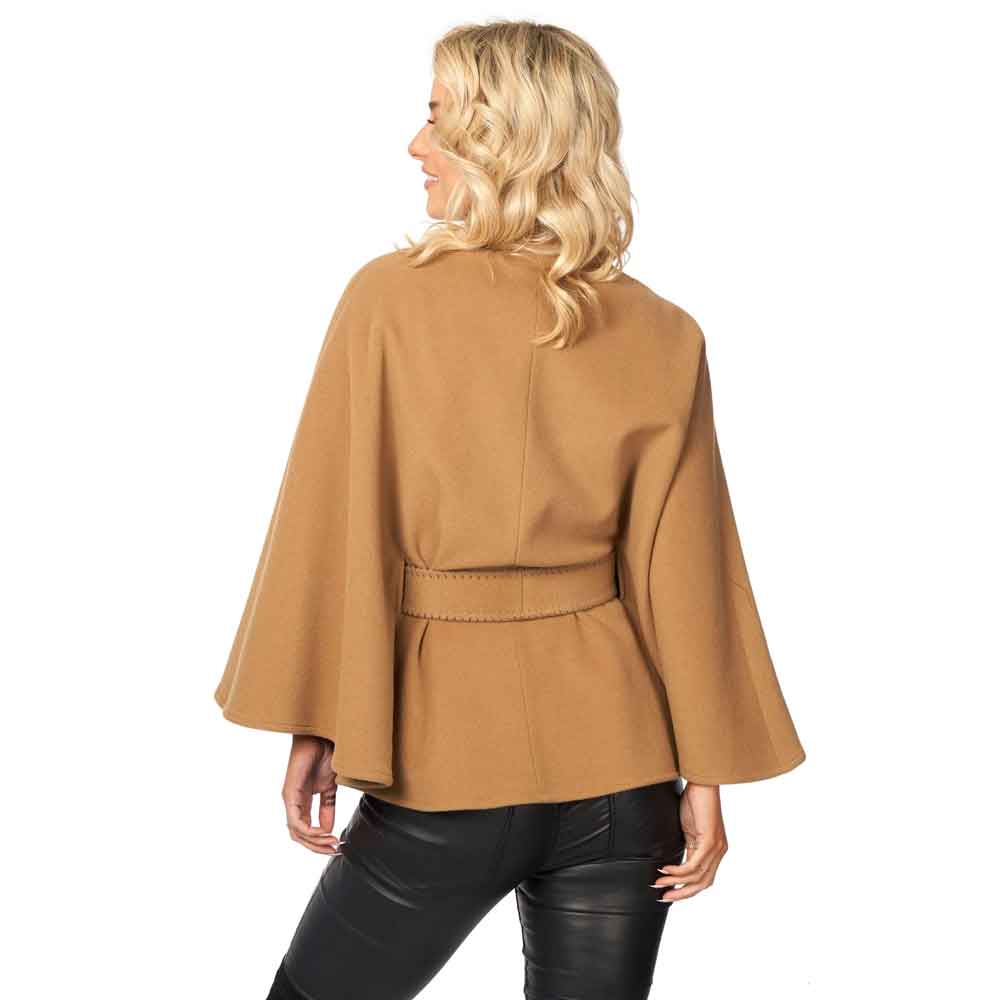 Product image for Cashmere Blend Belted Irish Cape