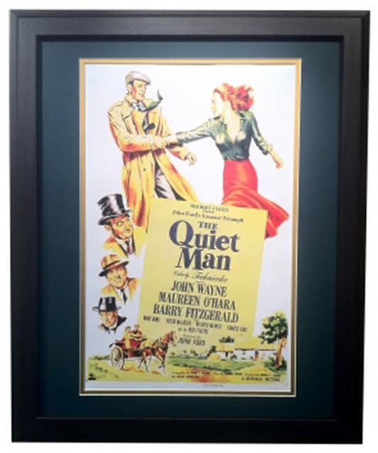 Product image for The Quiet Man - Matted and Framed Print
