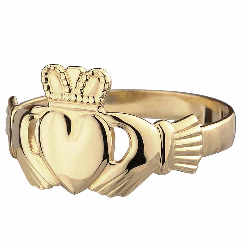 Product image for Claddagh Ring - Men's 10k Gold Claddagh