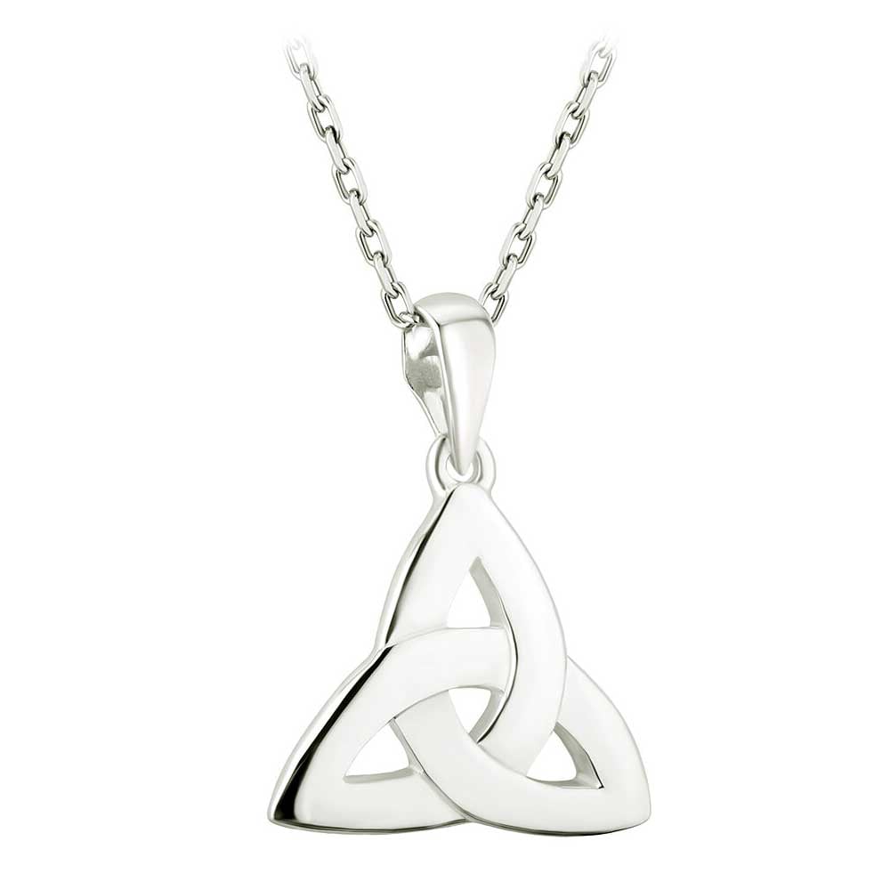 Product image for Celtic Pendant - Sterling Silver Trinity Knot Pendant with Chain
