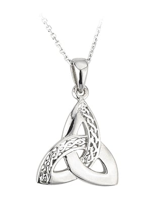 Product image for Celtic Pendant - Sterling Silver Celtic Trinity Knot Pendant with Chain