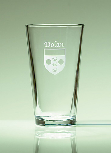 Product image for Personalized Irish Coat of Arms Pint Glasses - Set of 4