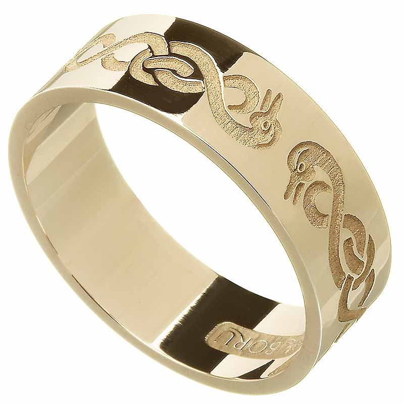 Product image for Celtic Ring - Men's 'Le Cheile' Celtic Wedding Ring