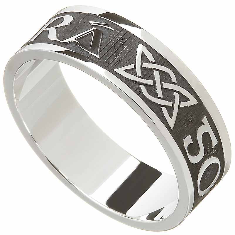 Product image for Irish Ring - Men's Gra Go Deo 'Love Forever' Irish Wedding Ring