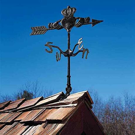 Alternate Image 1 for Claddagh Rooftop Weathervane