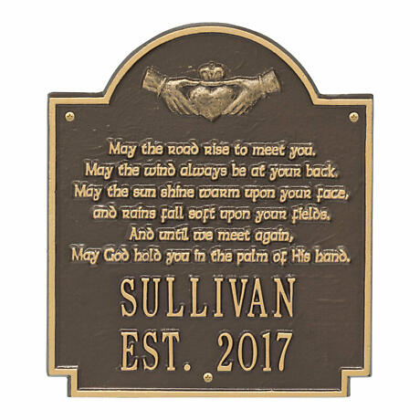 Product Image for Personalized Irish Blessings Plaque