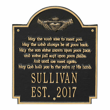 Alternate Image 3 for Personalized Irish Blessings Plaque