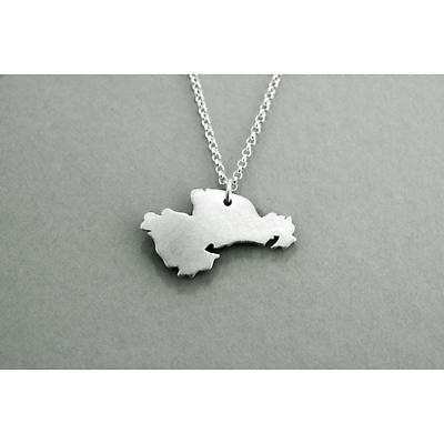 Alternate Image 4 for Irish Necklace - Sterling Silver Counties of Ireland Pendant with Chain