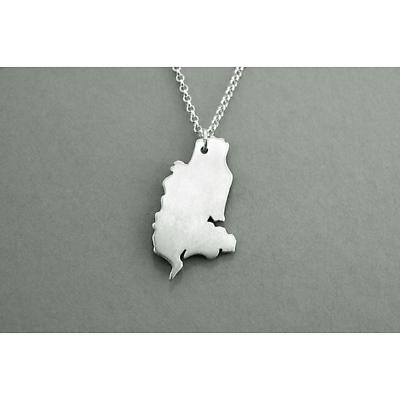 Alternate Image 2 for Irish Necklace - Sterling Silver Counties of Ireland Pendant with Chain