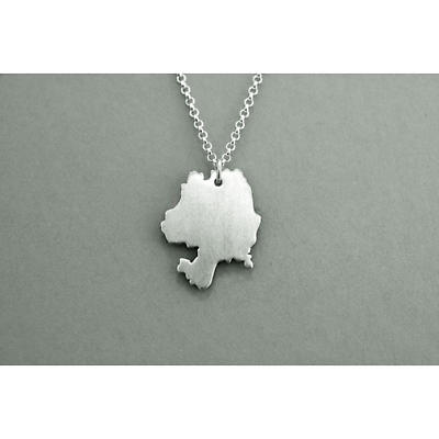 Alternate Image 1 for Irish Necklace - Sterling Silver Counties of Ireland Pendant with Chain
