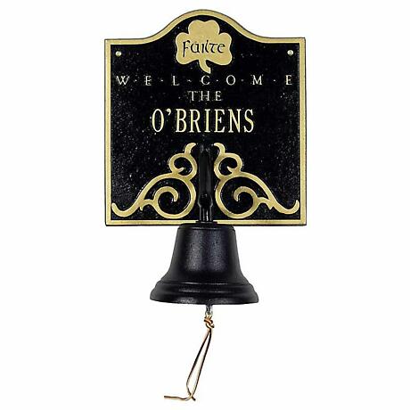 Personalized Celtic Welcome Bell