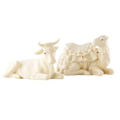 Product Image for Irish Christmas - Belleek Classic Nativity Manger Set - Ox and Camel